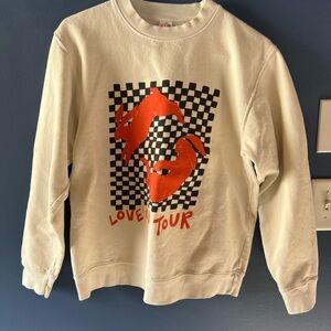 Graphic Cream Sweater